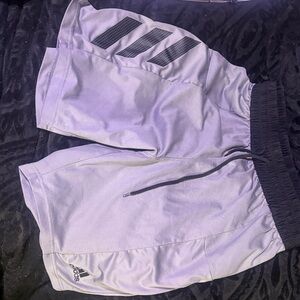 Adidas Men's Light Gray Athletic Shorts